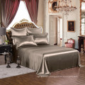 100% mulberry chinese silk duvet cover set / silk bed sheet set with pillowcase